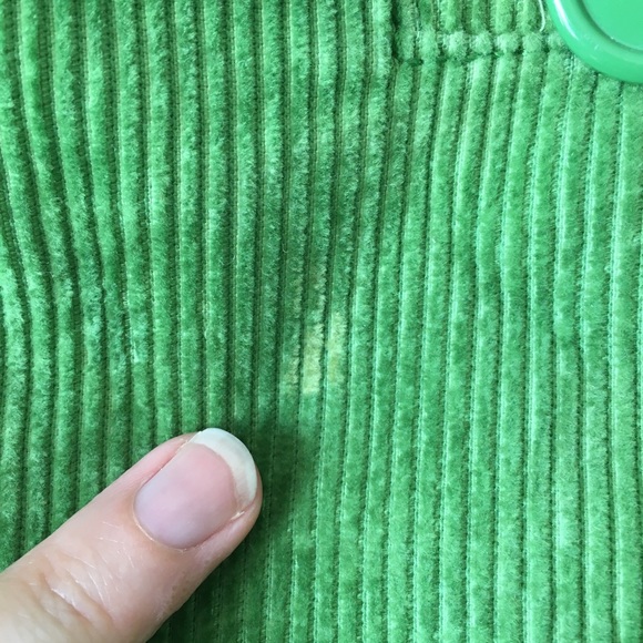Ladies GAP Green Corduroy Peacoat - Picture 6 of 7